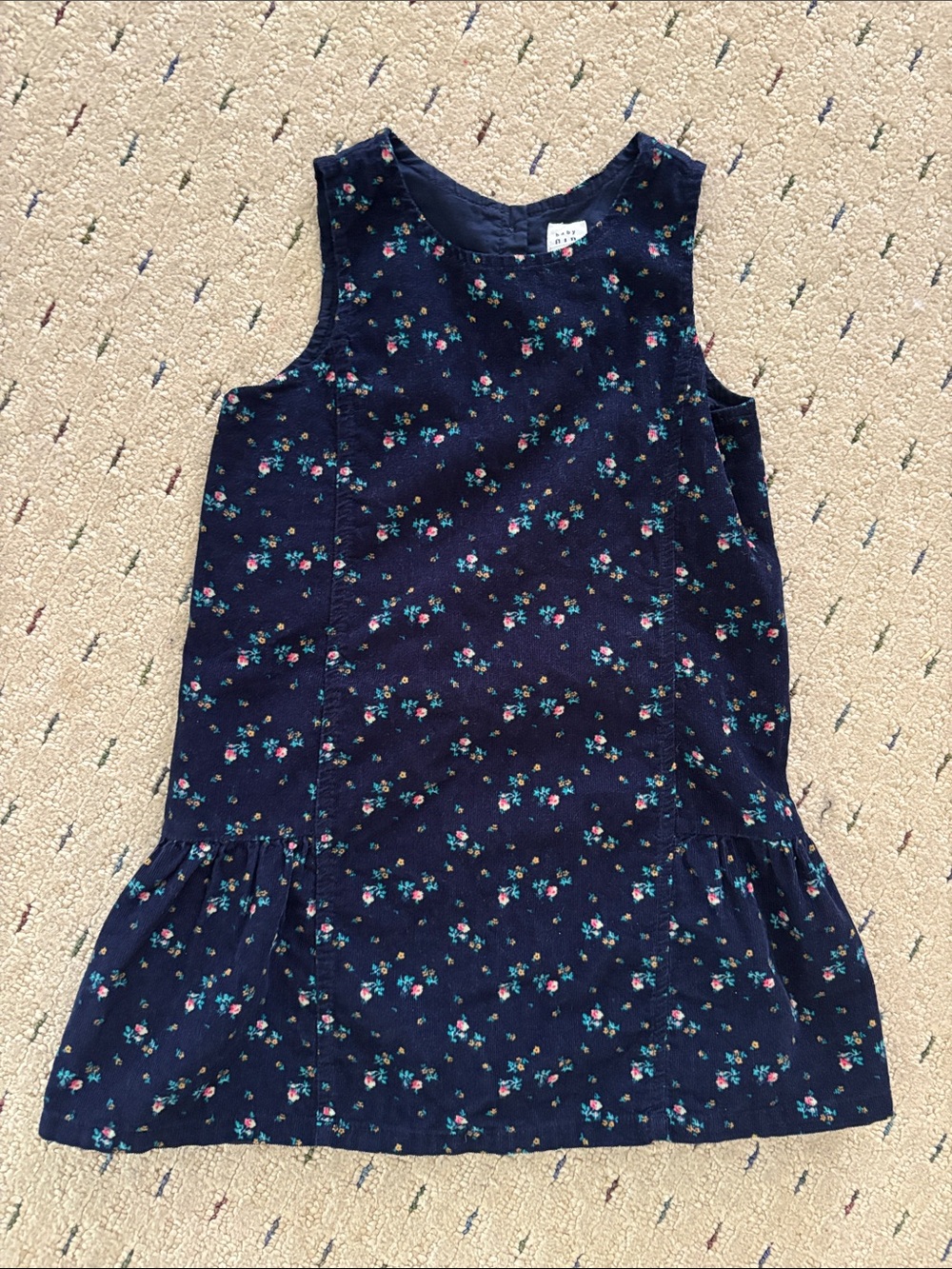 Baby Gap 4T girls dress jumper fall floral